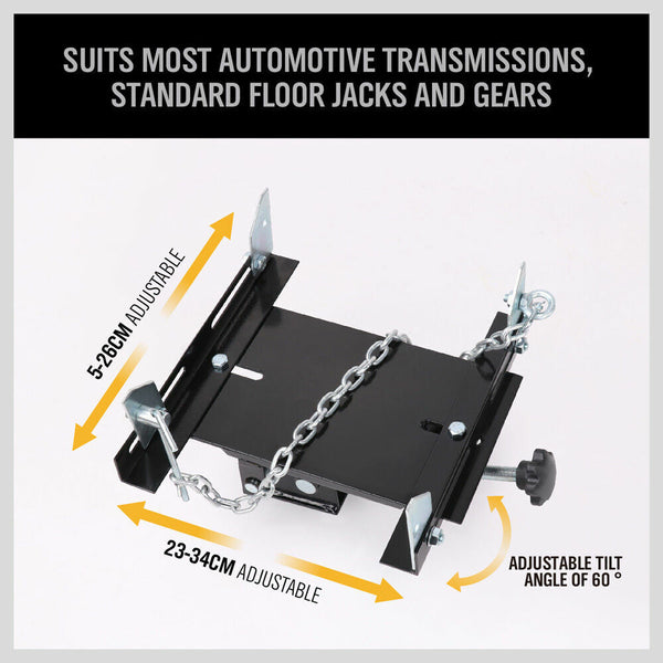 Horusdy Transmission Jack Adapter Gearbox Removal Adaptor 500Kg Loading Automotive Tool Jacks & Jack Stands