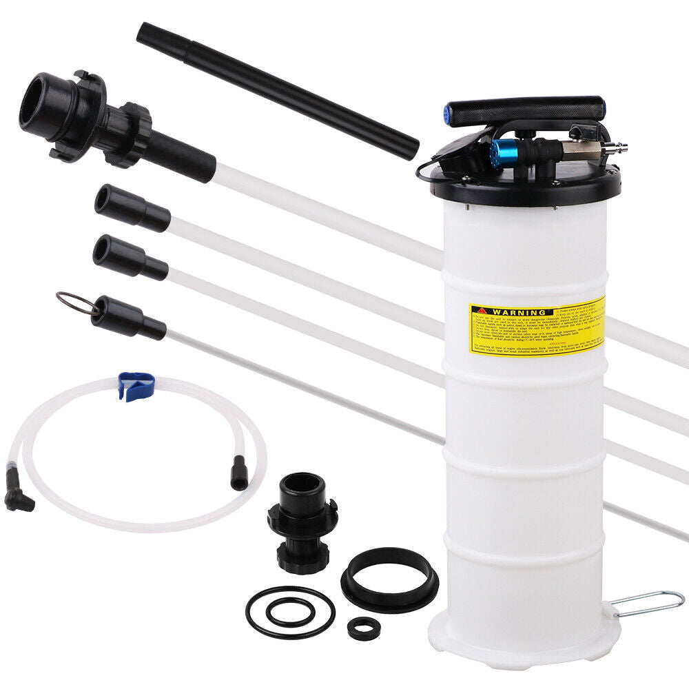 Horusdy 7L Manual & Pneumatic Oil Extractor Waste Fluid Transfer Pump Suction Other Hand Tools