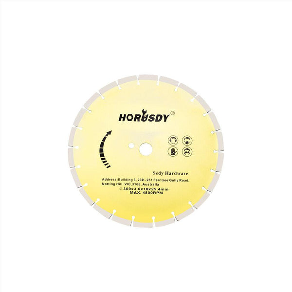 300Mm/12" Concrete Saw Blade Masonry Cutting Disc Circular Diamond Stone Cutter Diamond Blades