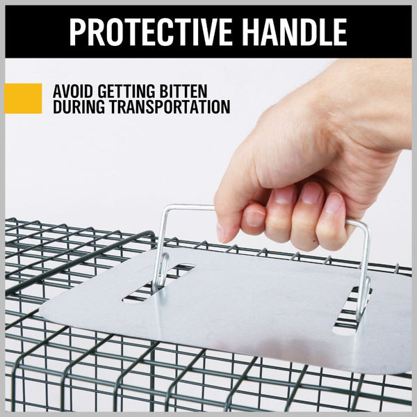 Vaka Animal Trap Cage Humane Live Steel Catch Possum Fox Rat Rabbit Bird Insect Traps & Baits