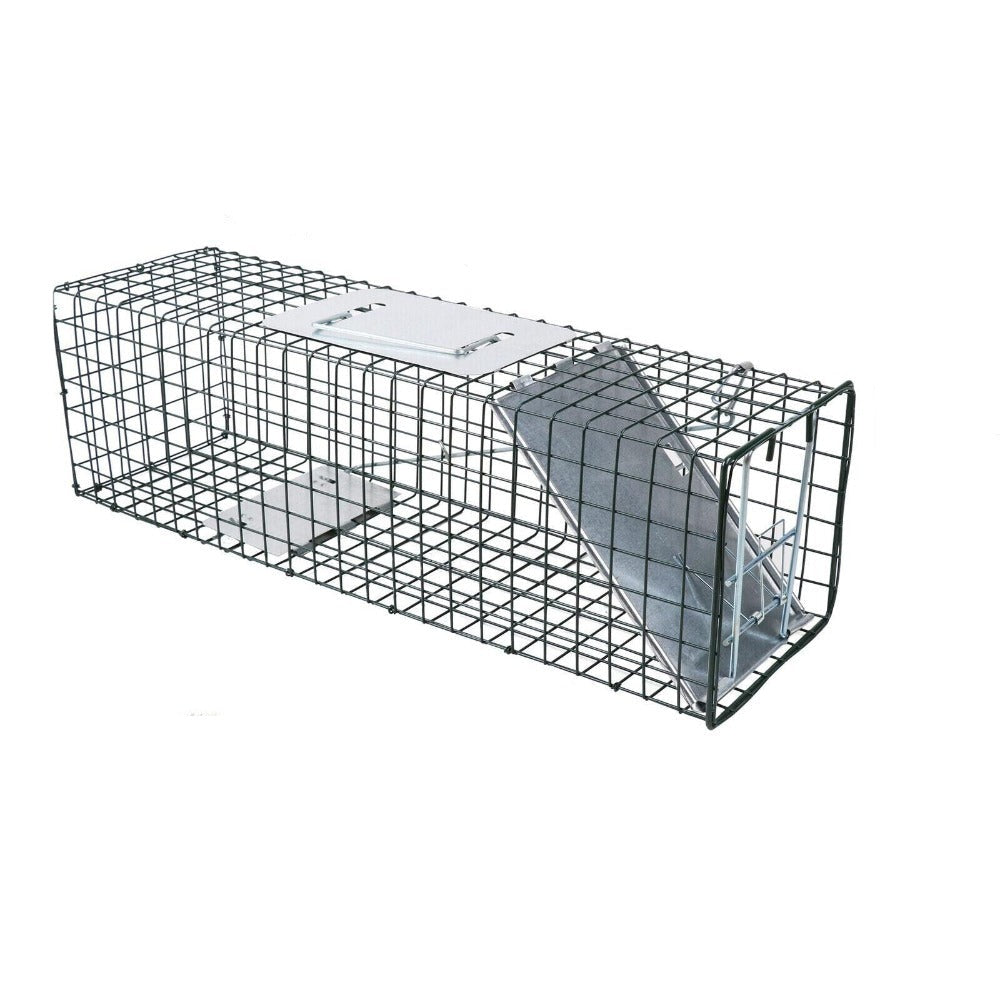 Vaka 81.5*26*32Cm Animal Trap Cage Humane Live Steel Catch Possum Fox Rat Rabbit Insect Traps & Baits