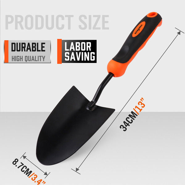 Horusdy 13'' Garden Trowel Hand Shovel Spade Farmland Transplant Digging Tool Shovels