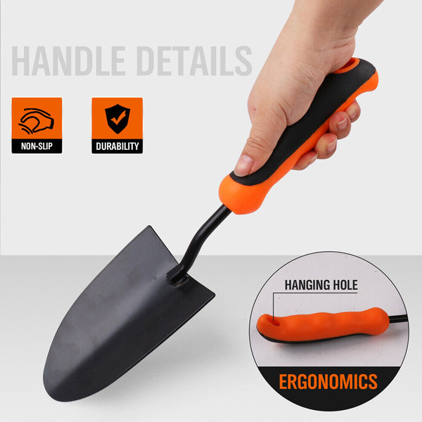 Horusdy 13'' Garden Trowel Hand Shovel Spade Farmland Transplant Digging Tool Shovels
