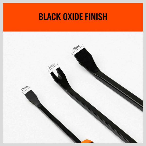 Horusdy 3Pc Impact Pry Bar Set Crowbars Nail Puller Go Through Hammer Head Mechanic New Other Hand Tools