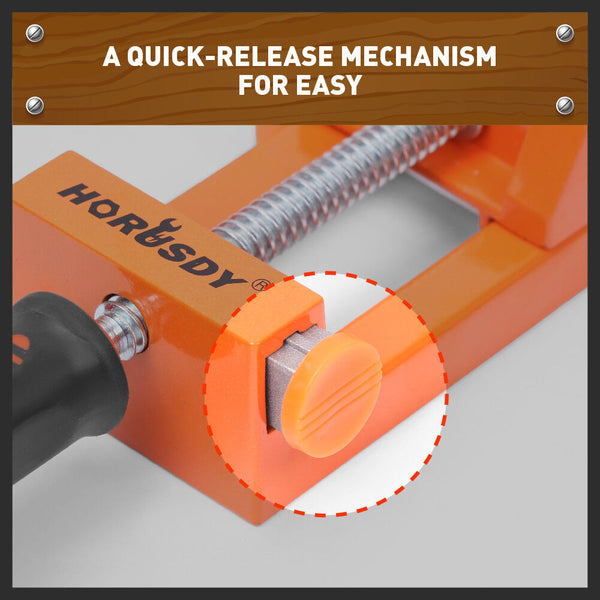 90° Degree Corner Clamp Welding Vice Woodworking Alloy Body With Quick Release Clamps & Vices