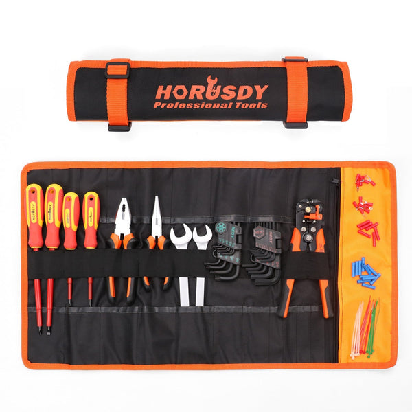Lockable Tool Holder Belt 21 Pockets & Compartments Ployester Fabric Multi Use Tool Bags Belts & Pouches