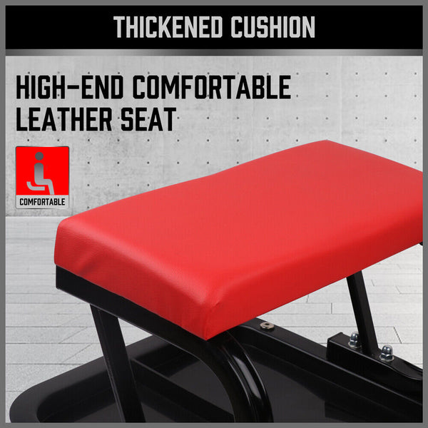 Horusdy Rolling Creeper Seat Workshop Mechanic Stool Garage Repair Storage Tray Mechanic Roller Seats