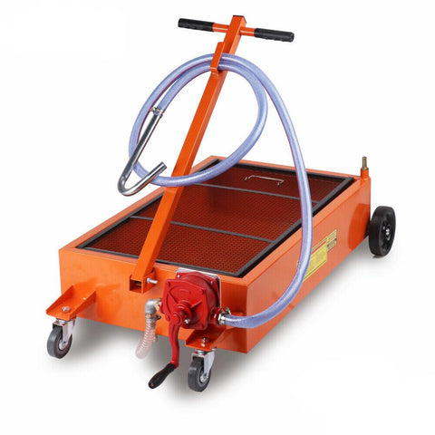 Horusdy 76L Low Profile Waste Oil Drainer Mobile Workshop Pump Vehicle 4Wdtruck Other Shop Equipment