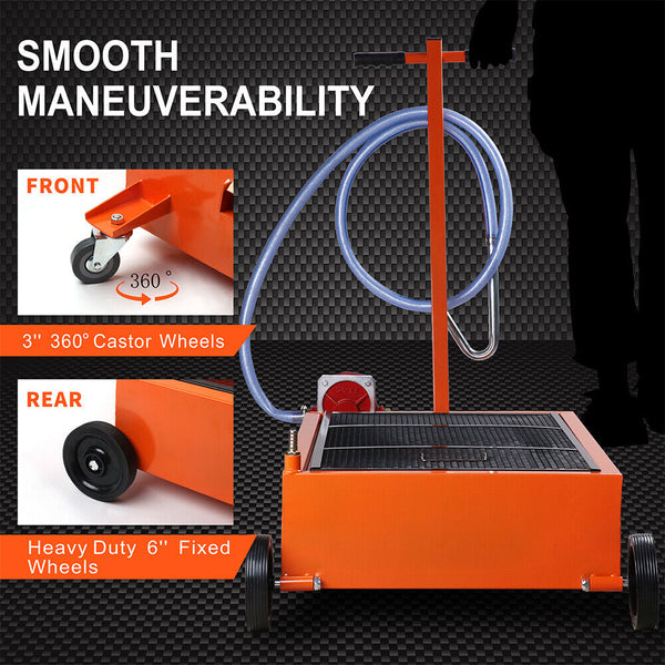 Horusdy 76L Low Profile Waste Oil Drainer Mobile Workshop Pump Vehicle 4Wdtruck Other Shop Equipment