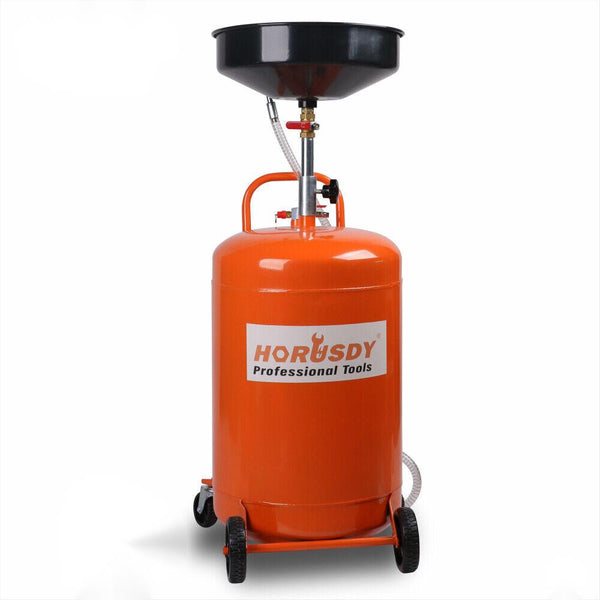 Horusdy 80L Pneumatic Waste Oil Drainer Fluid Transfer Tank Air Car Workshop Other Shop Equipment