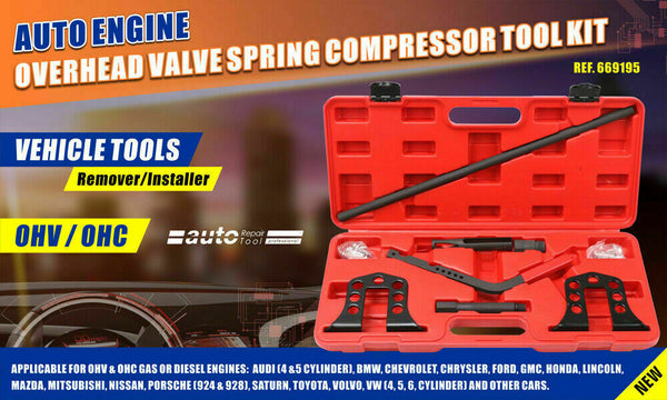 Horusdy Overhead Valve Spring Compressor Universal Tool Kit Ohc Ohv Petrol Diesel Engine Other Auto Tools & Supplies