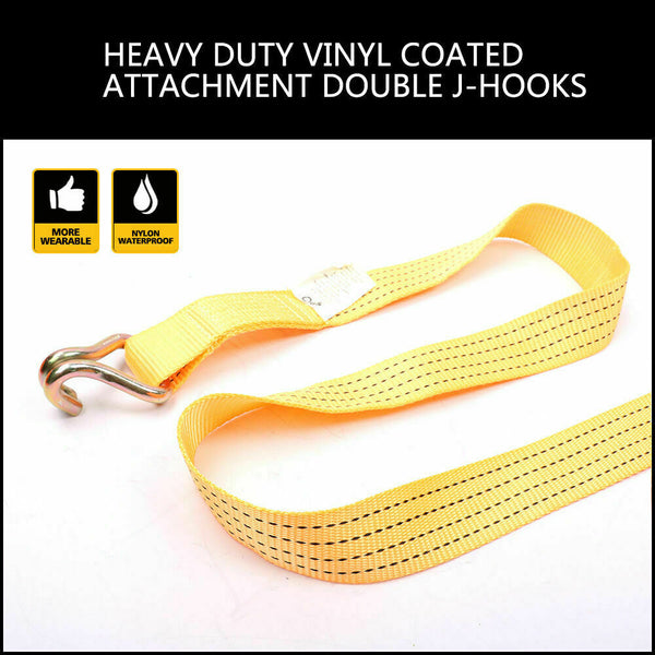 Horusdy 50Mm X 10M Tie Down Strap Heavy Duty Ratchet Straps Trailer Boat 2000Kg Loading Tie Downs & Straps