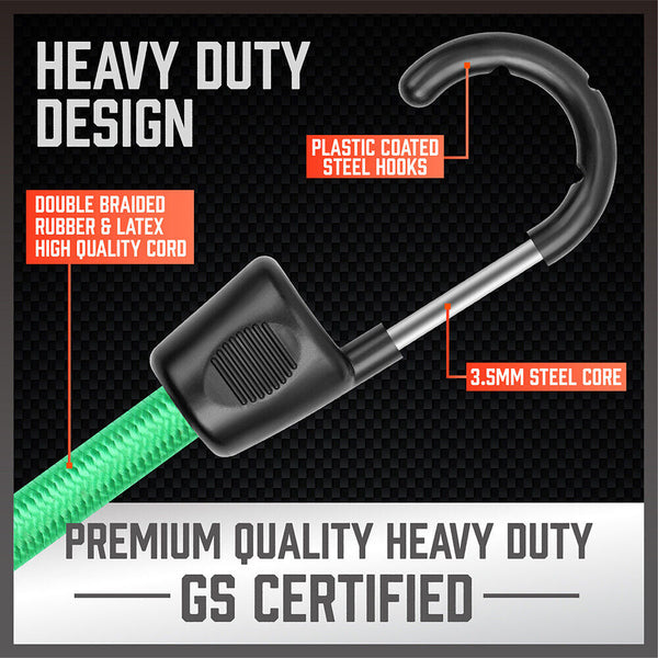 Horusdy 30 Piece Premium Cord Assortment Includes 10 To 40 Cords Canopy Ties & Tarp Clips Awning & Canopy Parts