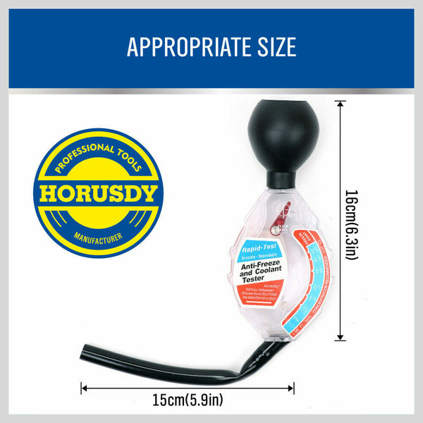 Horusdy Radiator Coolant Tester Anti Freeze Water Indicator Dial Car Auto Measure Other Diagnostic Service Tools