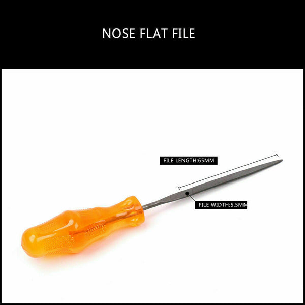 Horusdy 6Pc Mini Needle File Set Alloy Strength Steel For Wood Working Carving Craft Files