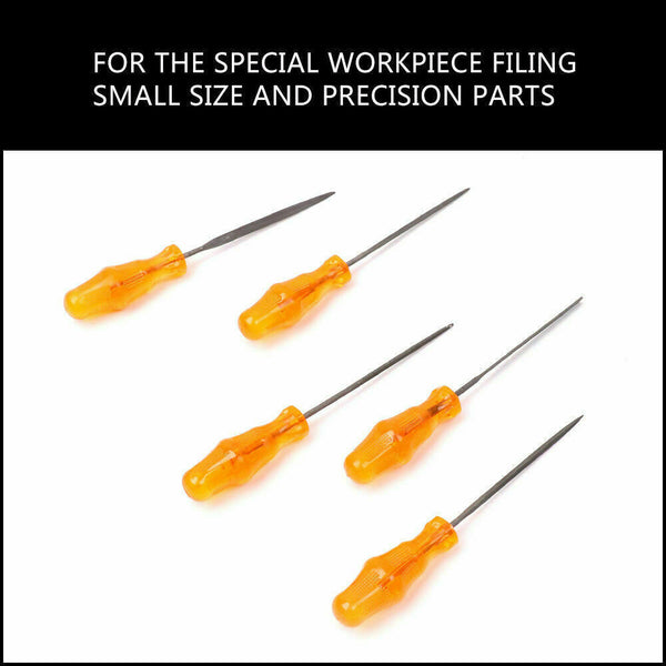Horusdy 6Pc Mini Needle File Set Alloy Strength Steel For Wood Working Carving Craft Files
