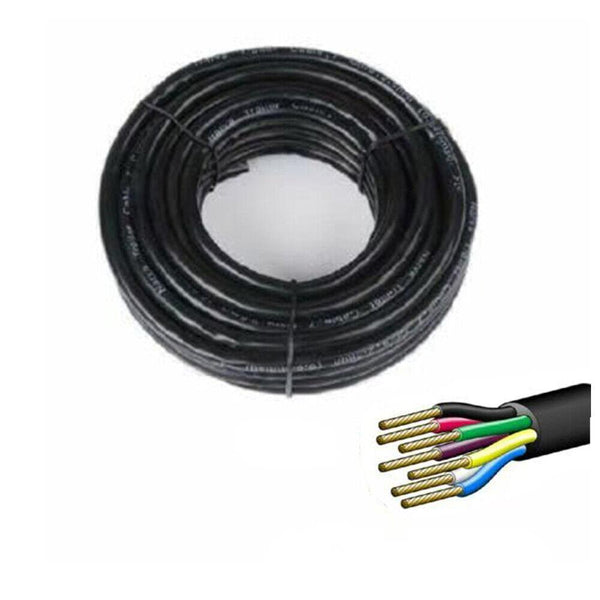 Horusdy 100M 7 Core Wire Cable Trailer Automotive Boat Truck Coil V90 Pvc Trailer Parts