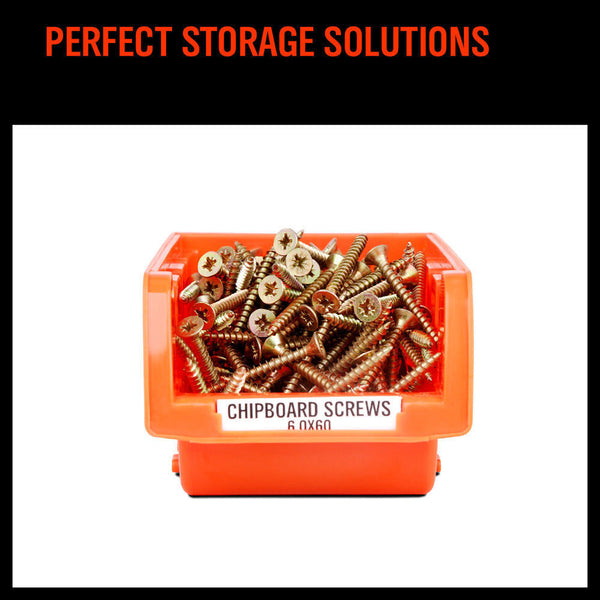 New 8 Pc Wall Mounted Storage Bins Rack Set Nuts Bolts Organizer Parts 97903 Wall Tool Racks