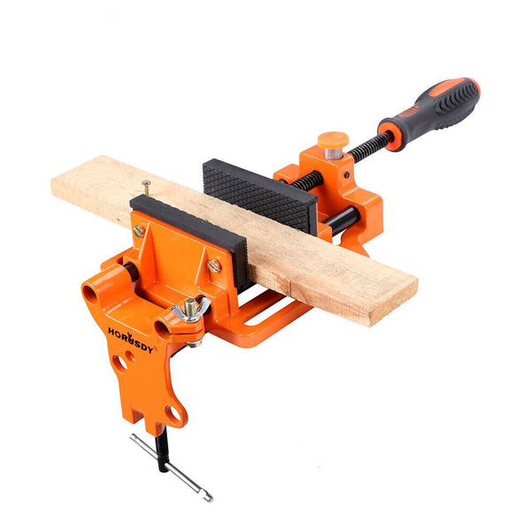 90Mm Drill Press Bench Vice Quick Release Clamp Jaw Soft Grip Hand Pads Woodwork Drill Presses