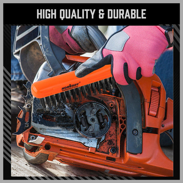 Horusdy 260Mm Stanless Brush Anti Slip Handle Scratch Paint Cleaning Rust Remove New Wire Brushes