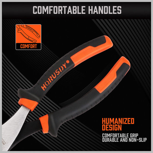 Horusdy 8" Slip Joint Heavy Duty Jars Non Slip Grip Handle 200Mm Pliers