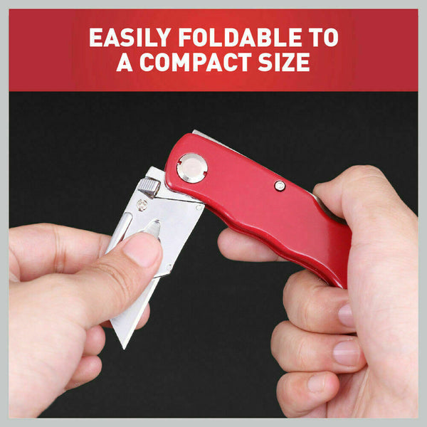 Foldable Utility Knife With Stainless Steel Clip Other Hand Tools