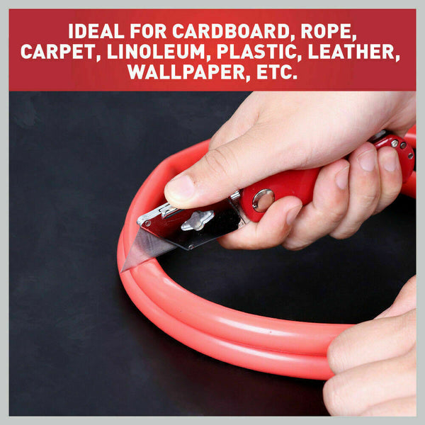 Foldable Utility Knife With Stainless Steel Clip Other Hand Tools