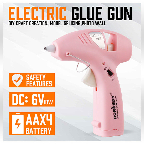 Cordless Hot Glue Gun 20 Sticks & Batteries Included Craft Diy Repair Tool