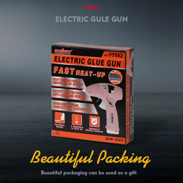 Cordless Hot Glue Gun 20 Sticks & Batteries Included Craft Diy Repair Tool Glue Guns