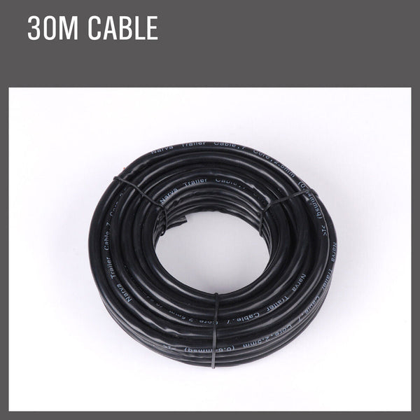 Horusdy 30M X 7 Core Wire Cable Trailer Automotive Boat Truck Coil V90 Pvc Trailer Parts