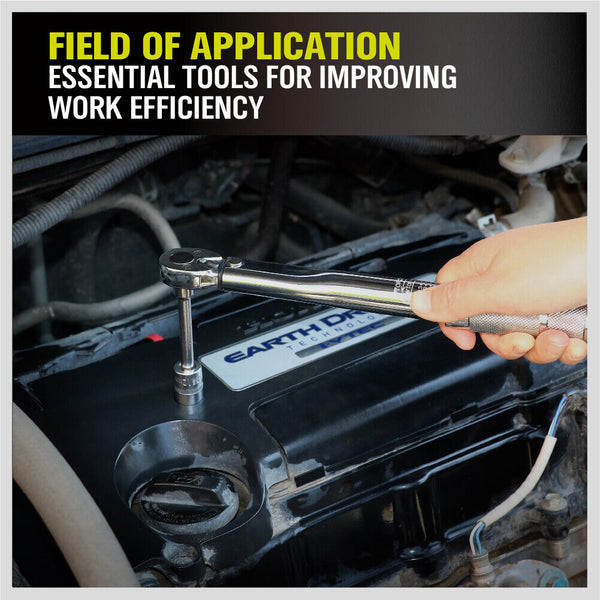 Horusdy 1/4" Drive Click Torque Wrench 5 25Nm Ratchet Spanner Hand Repair New Other Wrenches & Spanners