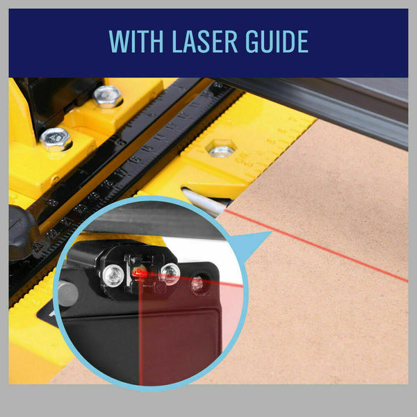 Horusdy 600Mm Manual Tile Cutter Laser Guide Home Pro Cutting Machine Heavy Duty Cutting Tools