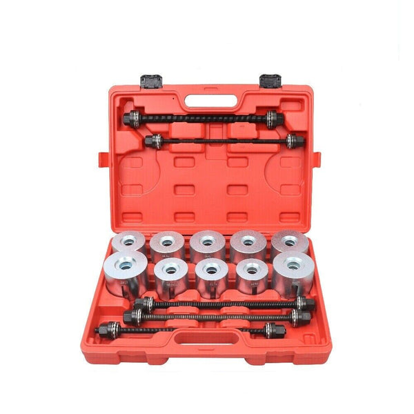 Horusdy 27Pc Universal Pull & Press Sleeve Kit Removal Bushing Driver Set Bearings Seal Other Automotive Hand Tools