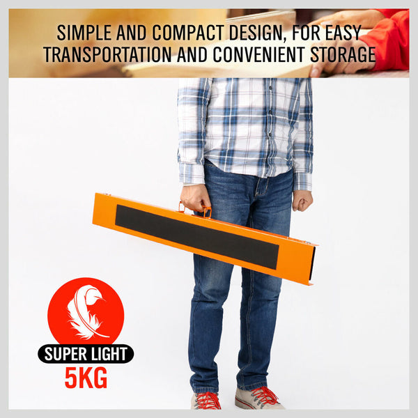 Horusdy 2Pc Mastercraft Sawhorse Metal Folding Non Slip Surface Horse 120Kg Capacity Jacks Stands & Sawhorses