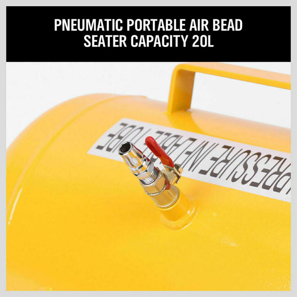 5 Gallon / 20L Bead Blaster Tyre Air Tank Tire Inflator Seater 4Wd Car Shop Tool Tyre Accessories