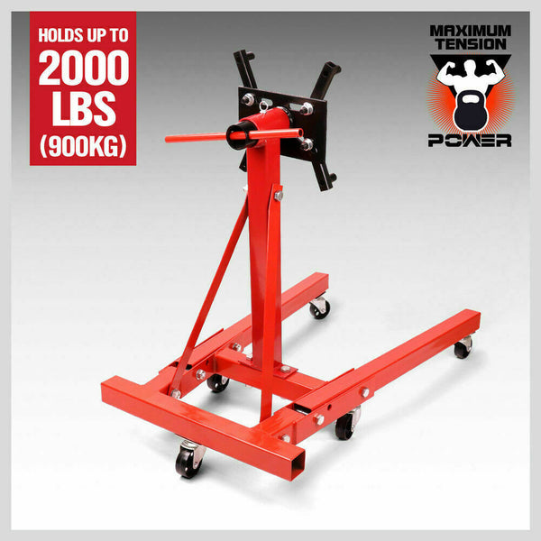 Horusdy Heavy Duty Engine Stand Workshop Car Auto Folding Crane Hoist 900Kg Loading Engine Hoists