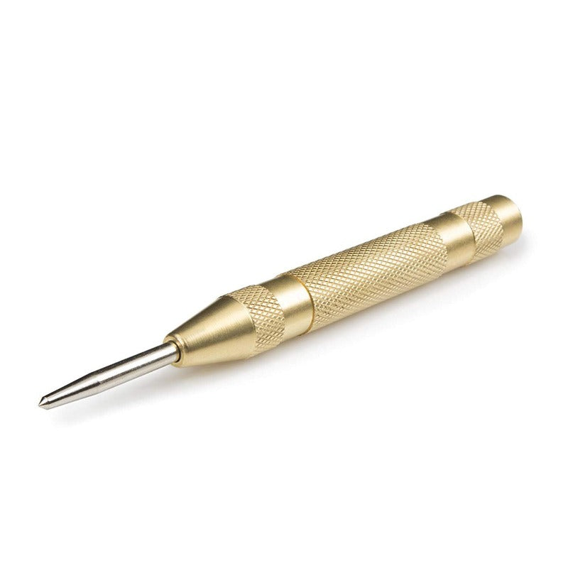 Horusdy 125Mm/5" Automatic Centre Punch Spring Loaded Metal Drill Tool Gold Other Hand Tools