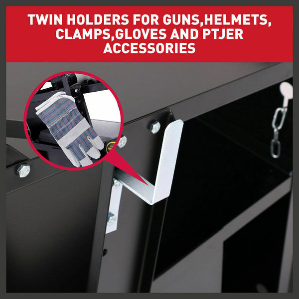 New 4 Drawer Welding Trolley Cart Welder Cabinet Mig Tig Arc Plasma Cutter Bench Plasma Cutters