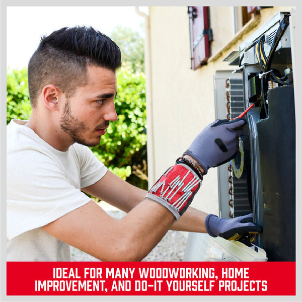 Horusdy 4Pc Magnetic Parts Holder Set Wrist Band Bowl Tray Screws Nuts Storage Tool Bags Belts & Pouches