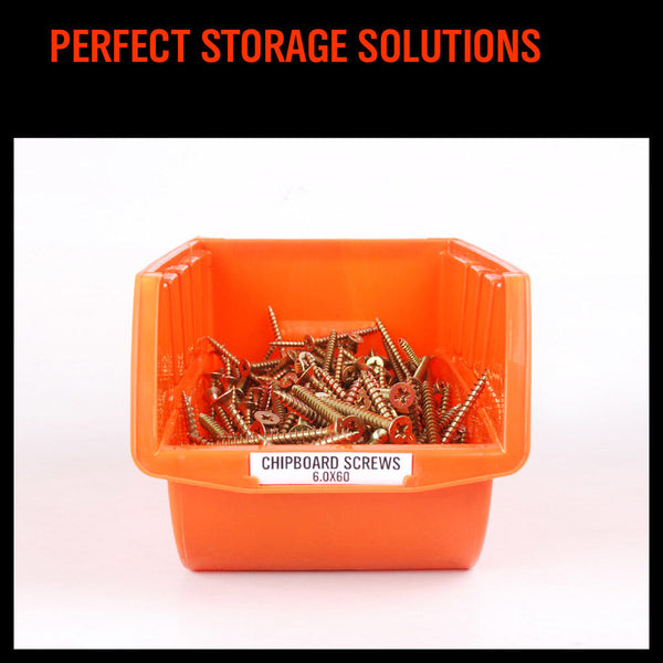 Horusdy 4Pc Parts Storage Bins Tool Organizer Rack Box Workshop Tray With Wall Mounted Board Other Tool Storage