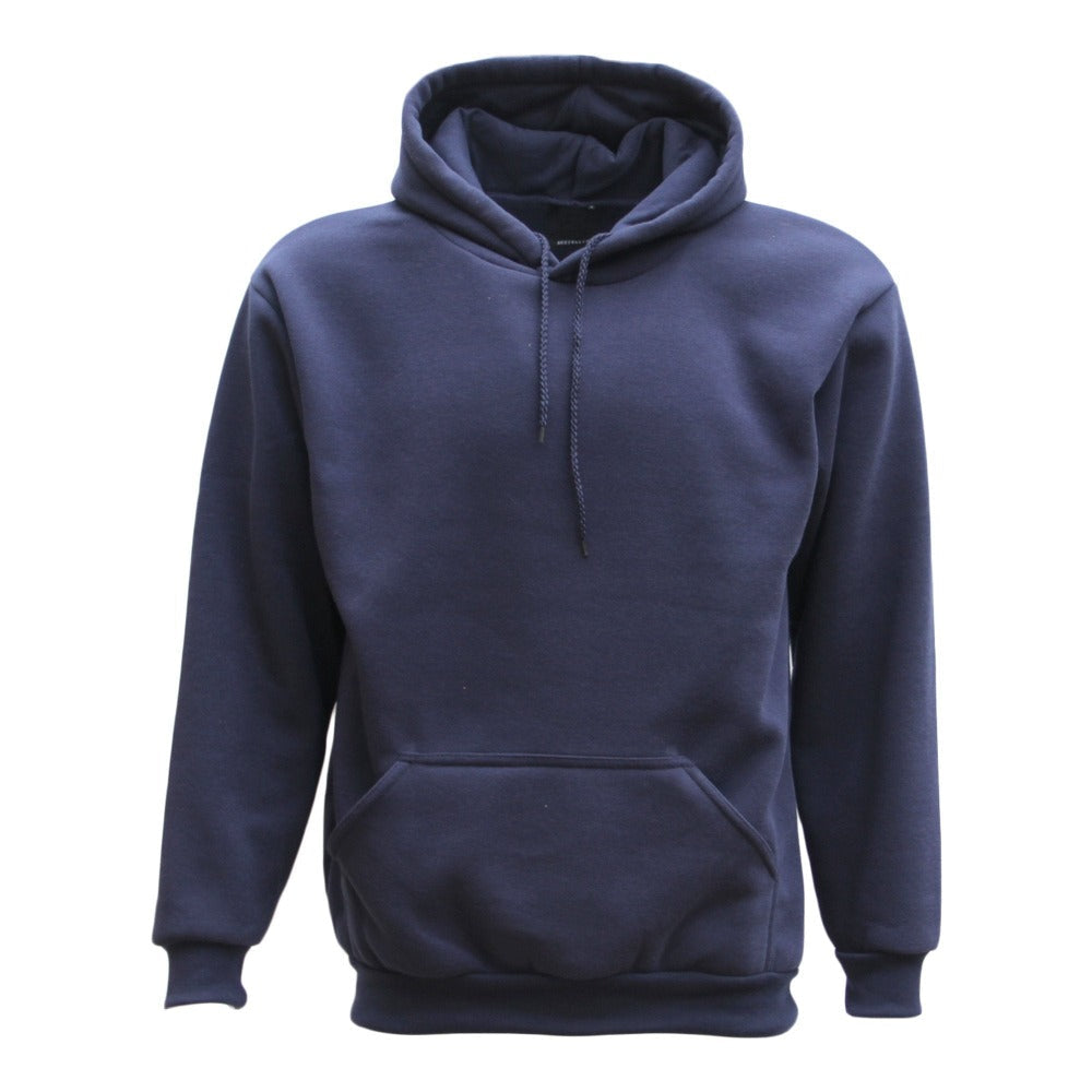 Zmart Australia Adult Unisex Men's Basic Plain Hoodie Pullover Sweater Sweatshirt Jumper Xs 8Xl Navy Hoodies & Sweatshirts