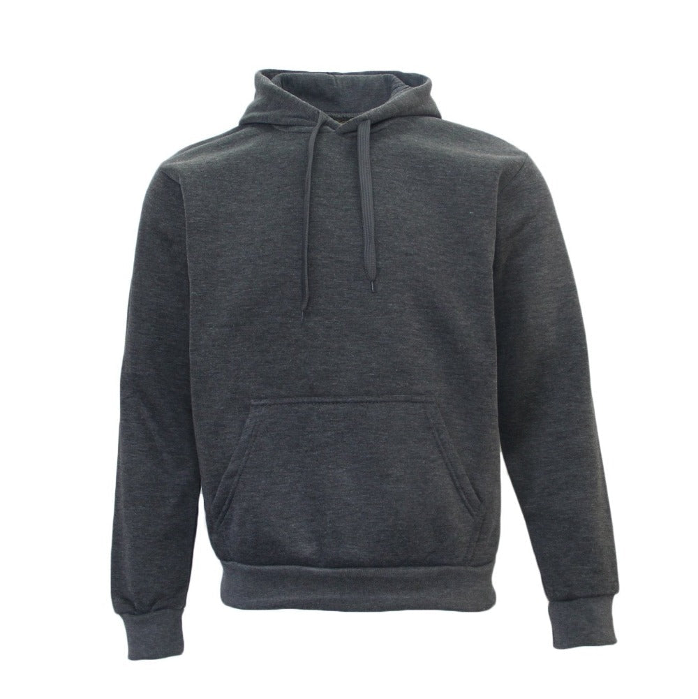 Zmart Australia Adult Unisex Men's Basic Plain Hoodie Pullover Sweater Sweatshirt Jumper Xs 8Xl Dark Grey Hoodies & Sweatshirts