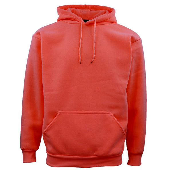 Zmart Australia Adult Unisex Men's Basic Plain Hoodie Pullover Sweater Sweatshirt Jumper Xs 8Xl Coral Pink 2Xl Hoodies & Sweatshirts