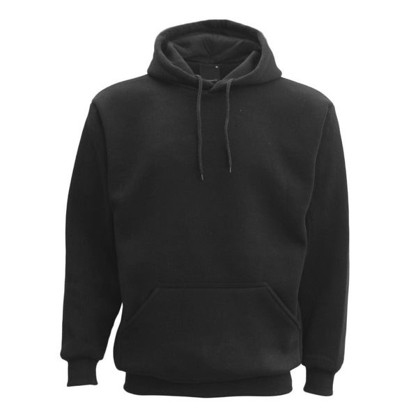 Zmart Australia Adult Unisex Men's Basic Plain Hoodie Pullover Sweater Sweatshirt Jumper Xs 8Xl Black Hoodies & Sweatshirts