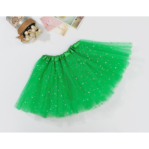 Sequin Tulle Tutu Skirt Ballet Kids Princess Dressup Party Baby Girls Dance Wear Adults Dress Up Costumes