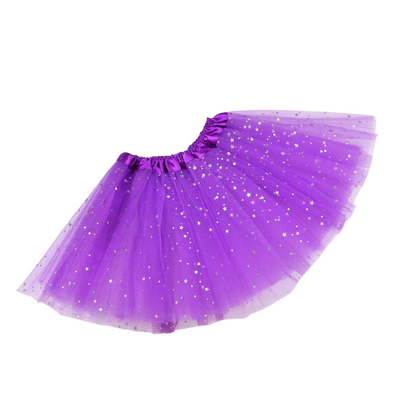 Sequin Tulle Tutu Skirt Ballet Kids Princess Dressup Party Baby Girls Dance Wear Adults Dress Up Costumes