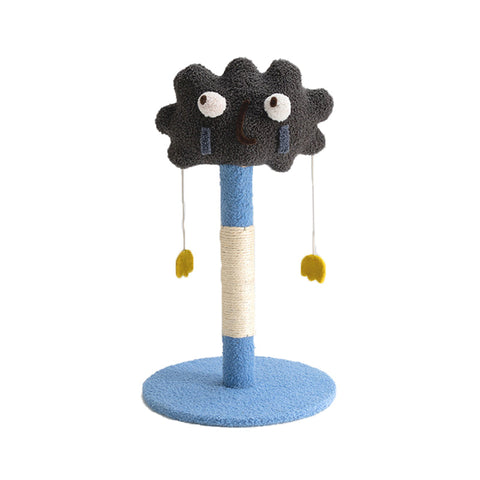 Cute Emoticon Cat Scratching Post Toy Tree