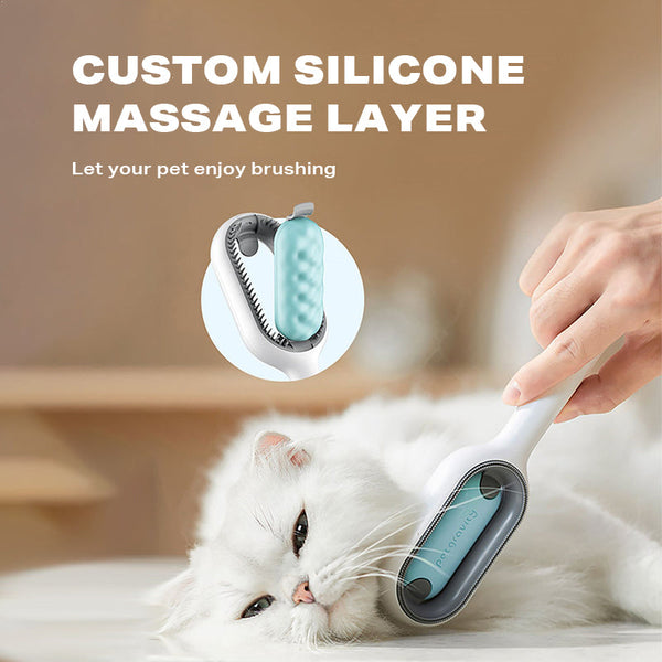 Ehc 4 In 1 Multifunctional Pet Hair Cleaning Depilatory Comb Dog Grooming