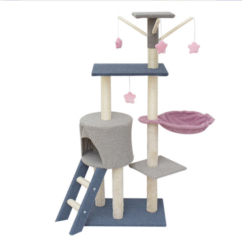 Ehc Cat Tree Tower Scratching Post House Bed Furniture & Scratchers