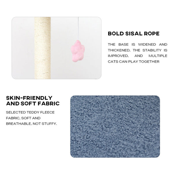 Ehc Cat Tree Tower Scratching Post House Bed Furniture & Scratchers